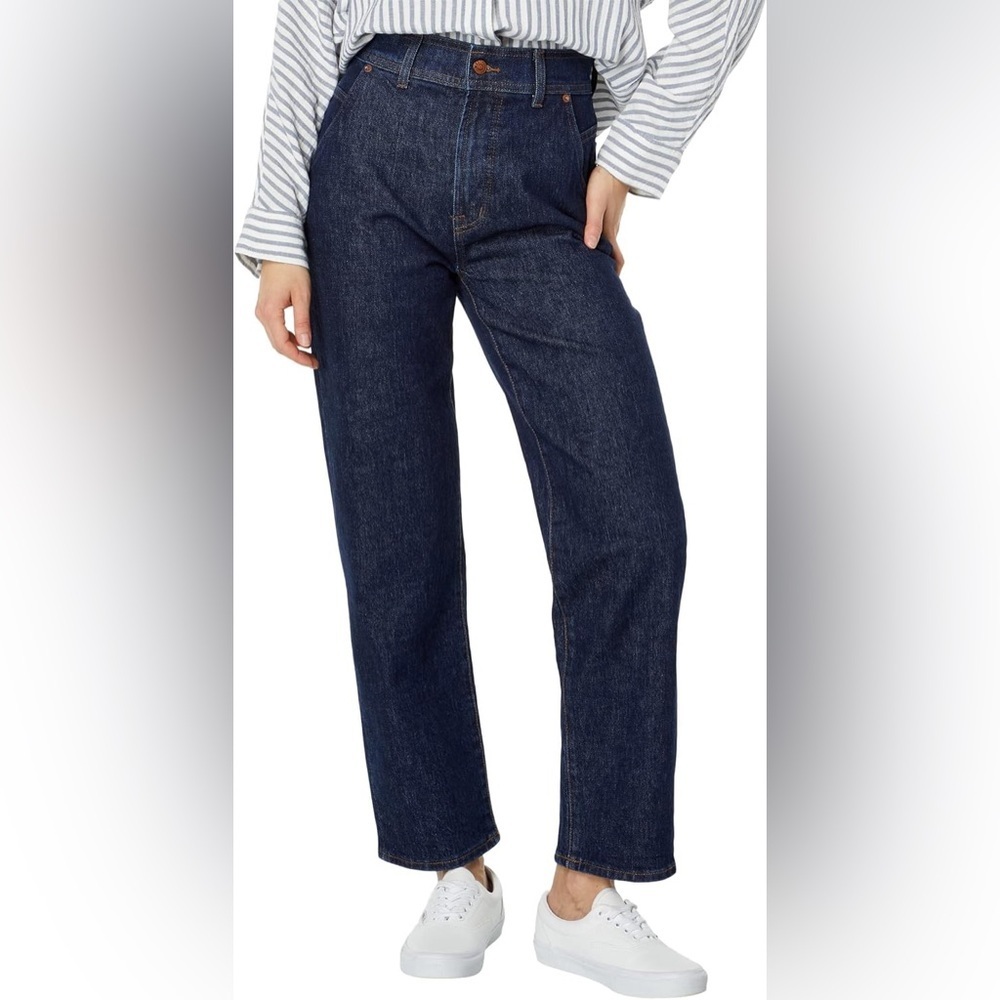 Madewell Normcore Perfect Vintage Straight Jeans with Deep Pockets Stanhill Wash